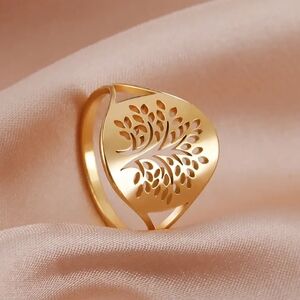 Golden "Tree of Life" Ring